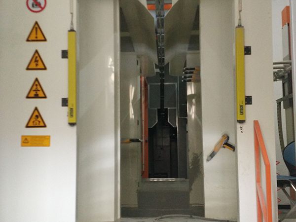 結(jié)構(gòu)件噴粉線